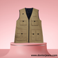 ROYAL SIDHU STYLE VAISTCOAT (12 MONTH) COTTON AND LYCEA FABRICATION