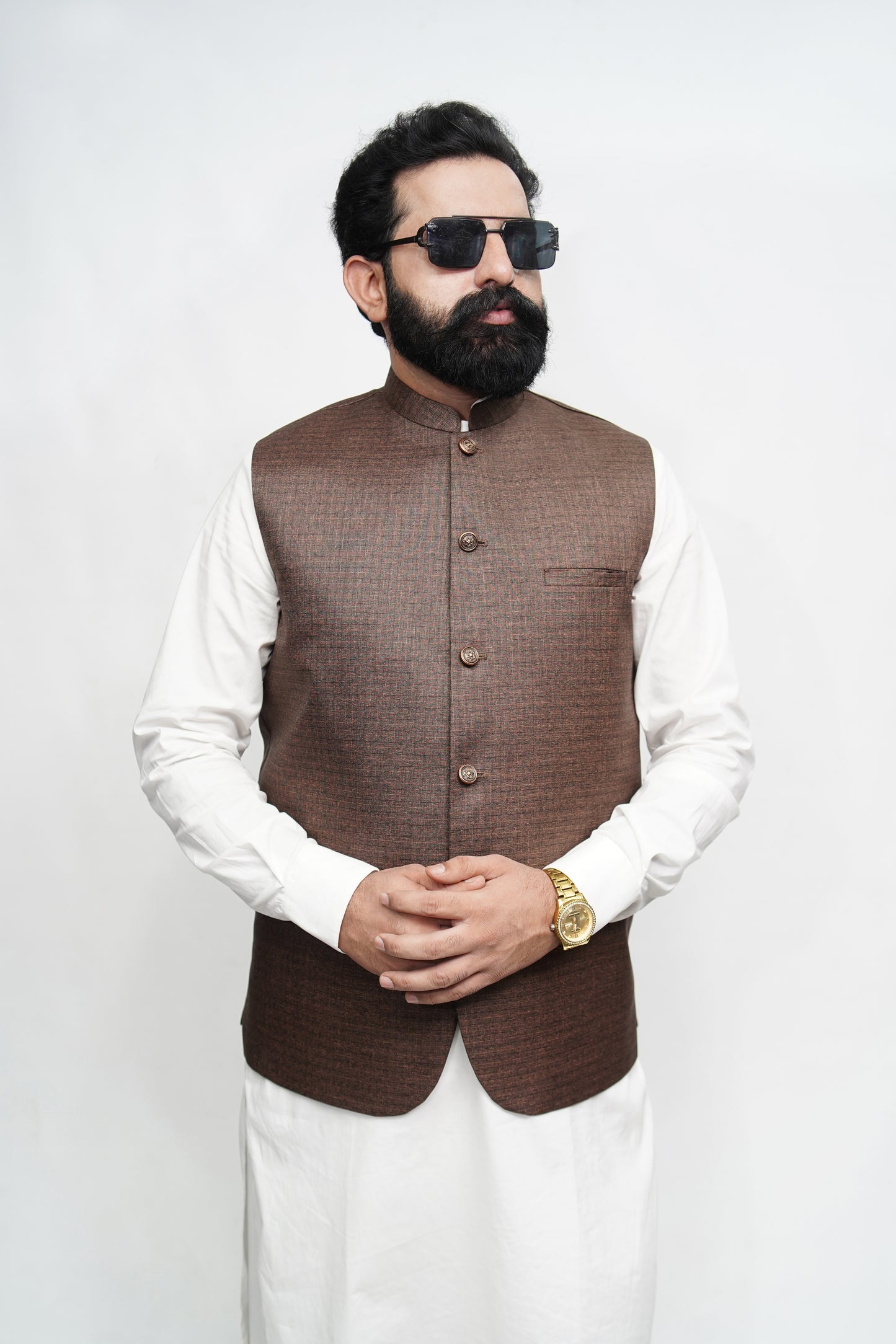 DONIOR SPECIAL SUITING TEXTURE BROWN EDITION DW-3