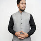 DONIOR SPECIAL SUITING LIGHT GREY CHECKERED EDITION DW-5