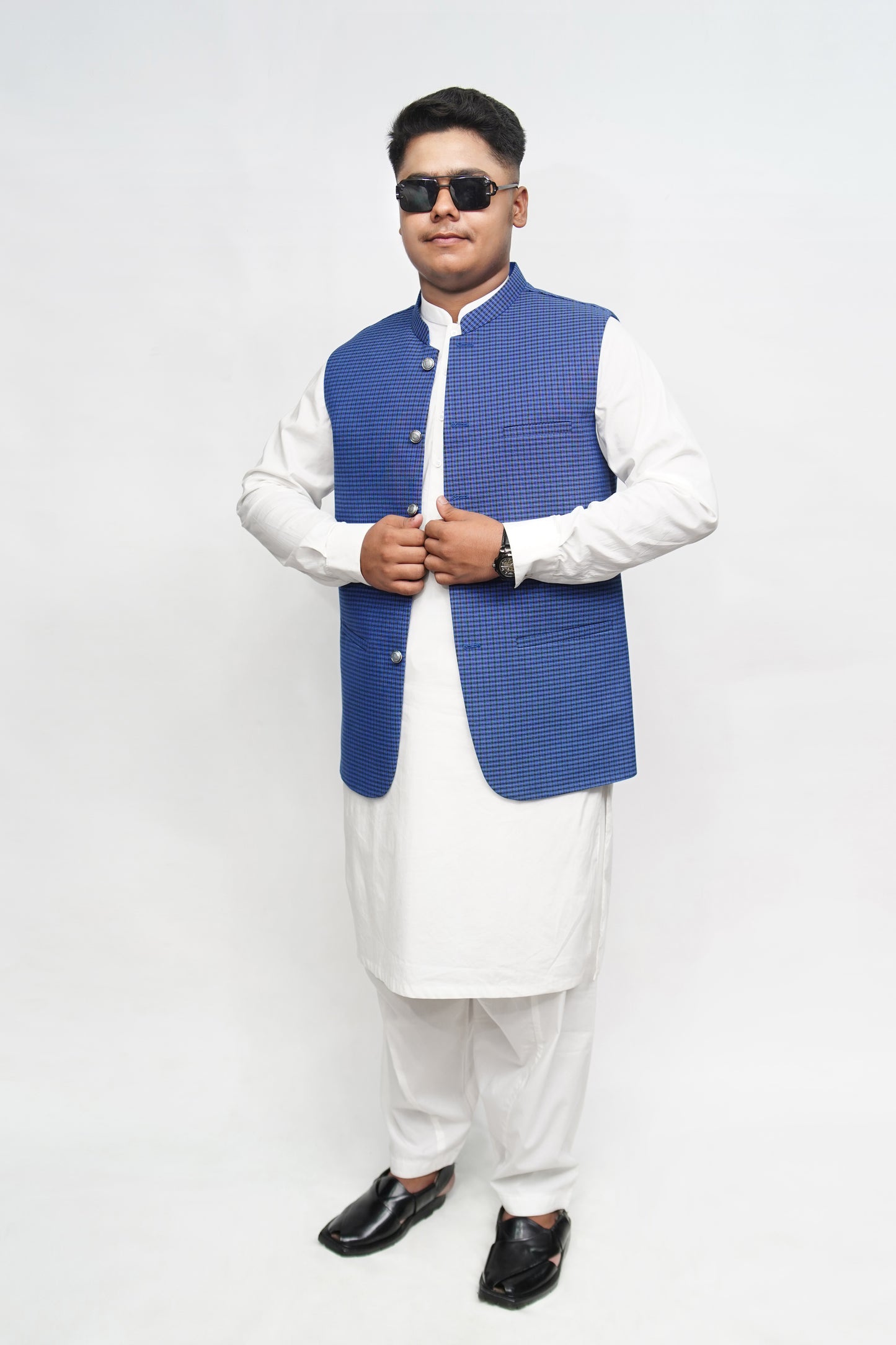 DONIOR SPECIAL SUITING CHECKERED BLUE EDITION DW-10