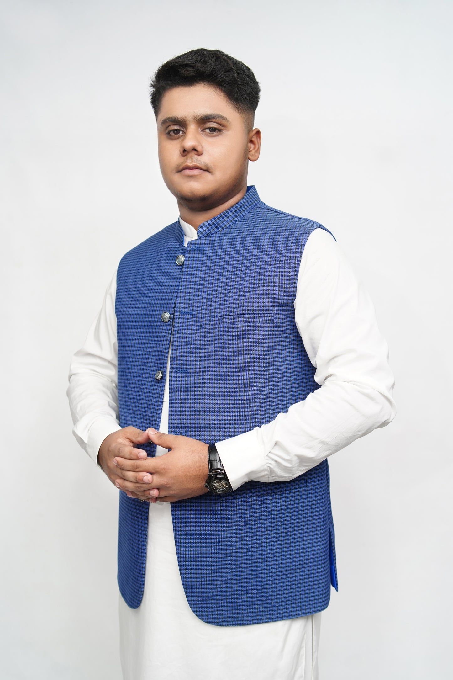 DONIOR SPECIAL SUITING CHECKERED BLUE EDITION DW-10