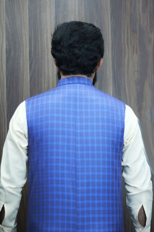 Donior's suiting cheque awami waistcoat