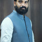 Donior's suiting premium waistcoat cerulean texture edition