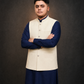 Cream Boski Waistcoat | Traditional Ethnic Wear | Machine Washable | DW-20