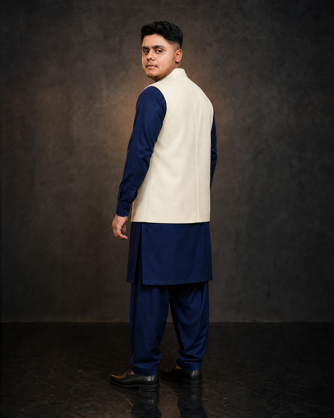 Cream Boski Waistcoat | Traditional Ethnic Wear | Machine Washable | DW-20