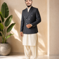 Donior Jeans Double Press Coat – Grey Pinstripe Premium Suiting Blazer |DDC-102