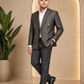 Donior Jeans Double Press Coat – Olive Brown Textured Premium Suiting Blazer | DDC-106