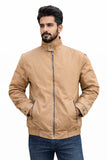 Donior Noir Heritage Zip Jacket-Men's Camel Winter Jacket