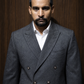Donior Jeans Double Press Coat – Charcoal Textured Premium Suiting Blazer | DDC-101